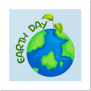 Earth day Concept Posters and Art